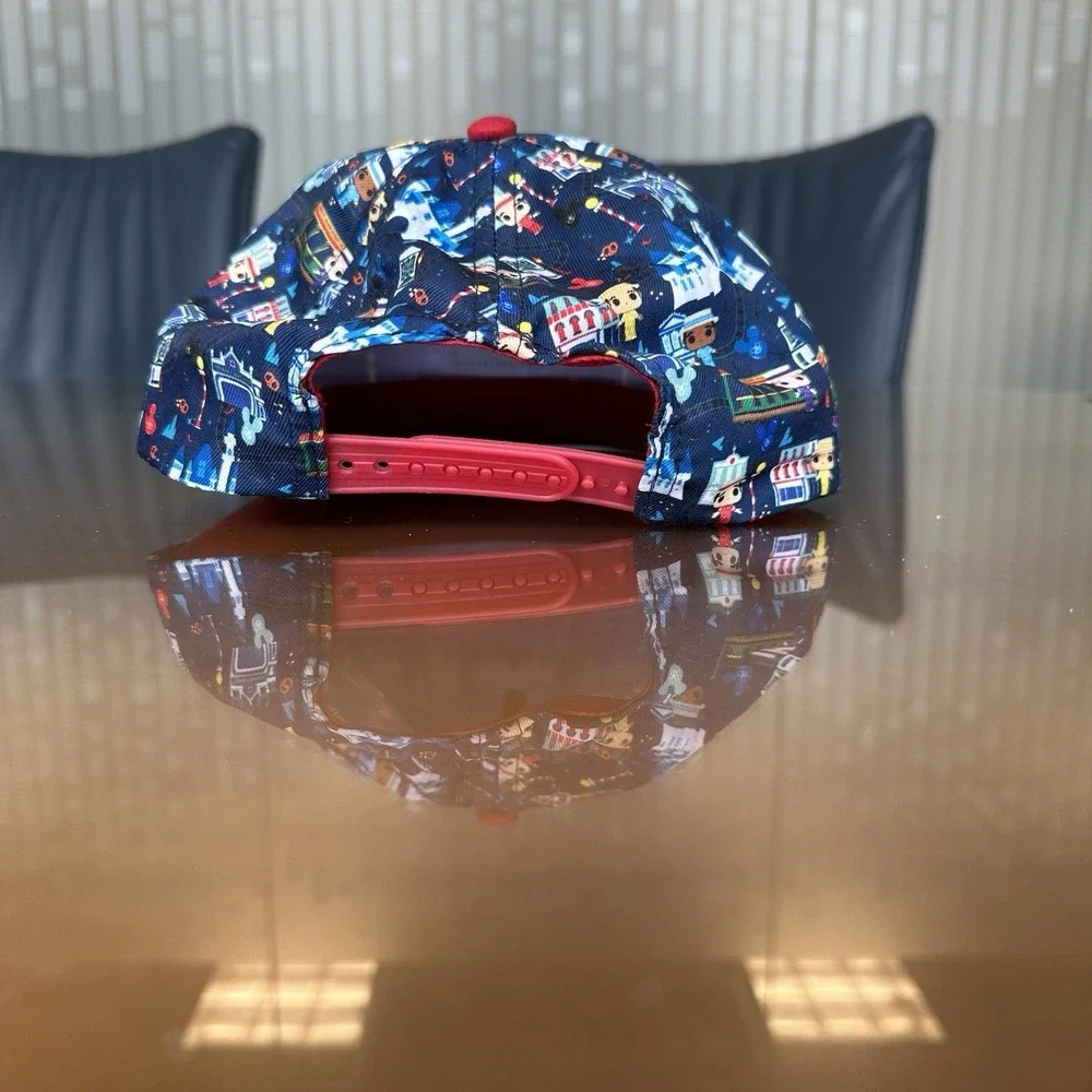 Disney Parks Loungefly Dapper Dans Park Attractions Icons Baseball Cap Hat